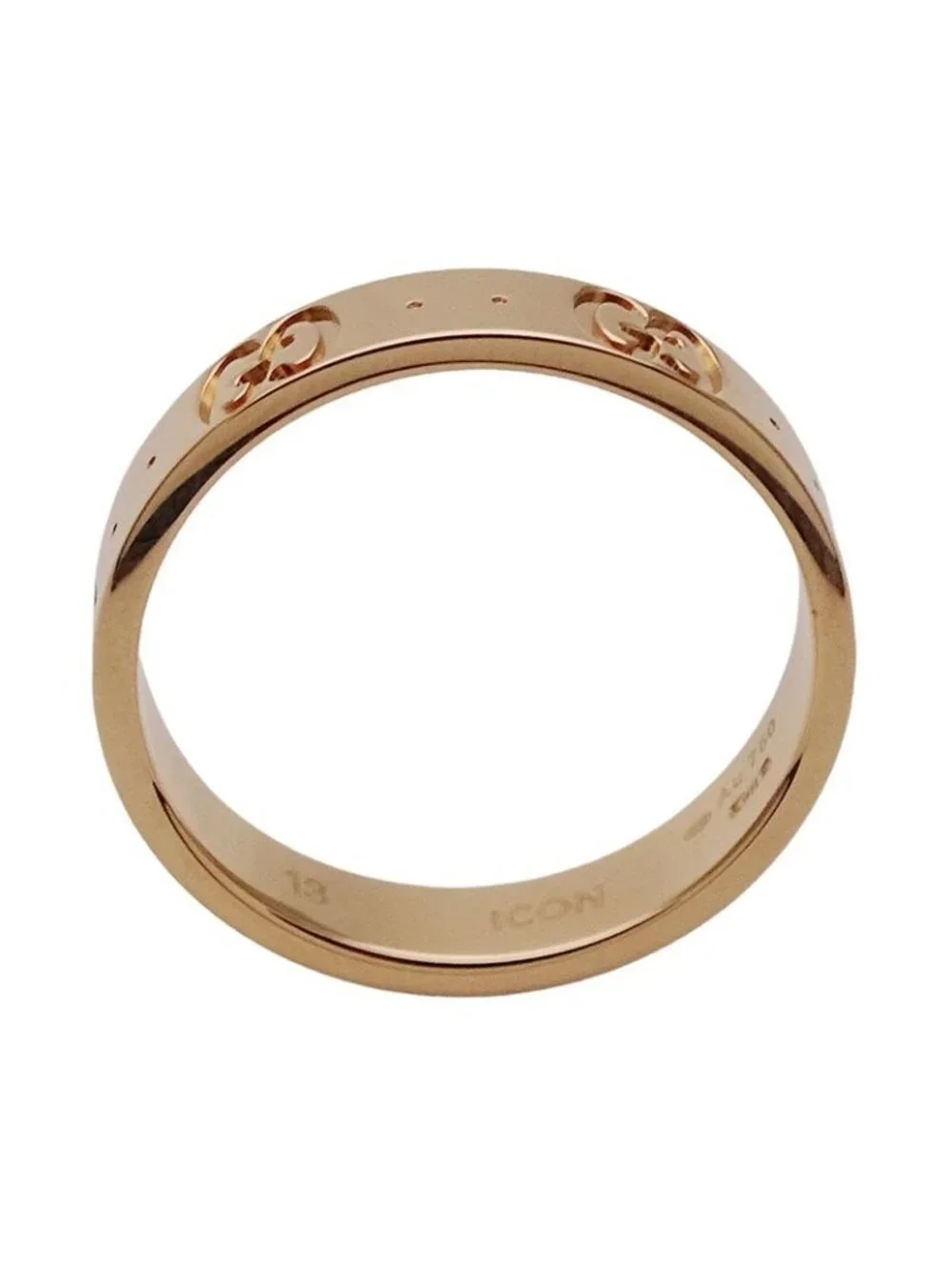 Gucci Ring Icon Slim Pink Gold - Picture 4 of 12